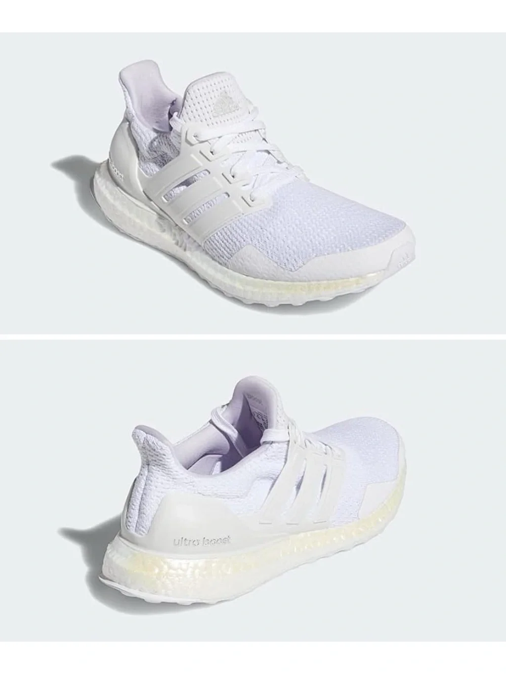 $180 Adidas Women’s Ultra Boost 1.0 White Iride Running Shoes Sneakers Size 6.5